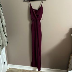 Full length formal jumpsuit